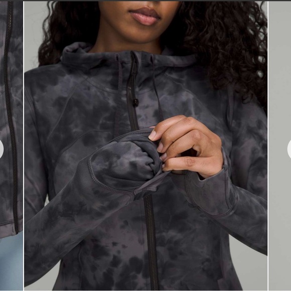 Lululemon Nulu Define Jacket Size 6 Diamond Dye Grey NWOT - Picture 3 of 8